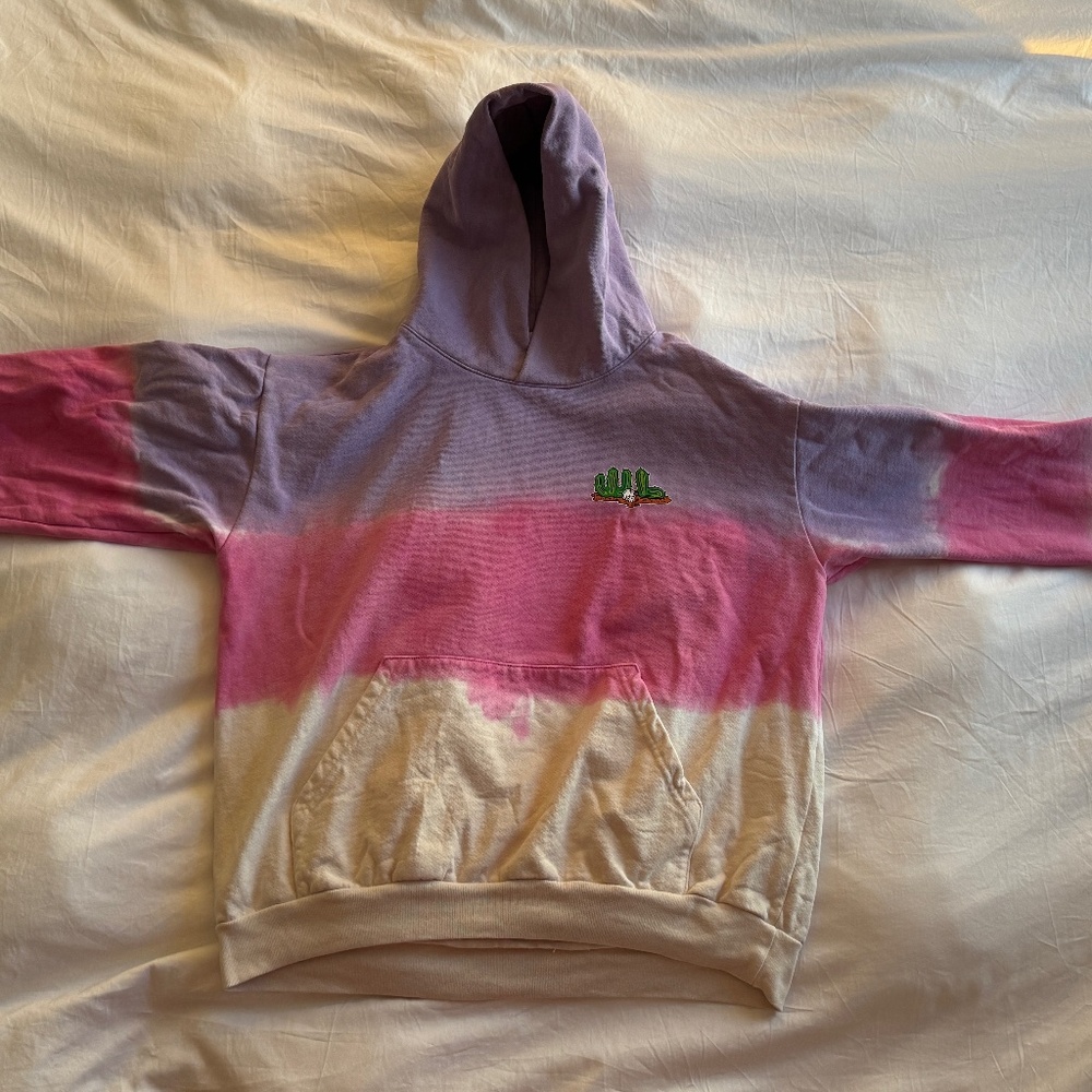 WARREN LOTAS Ombré PROMISED LAND’ HOODIE large - Picture 5 of 6